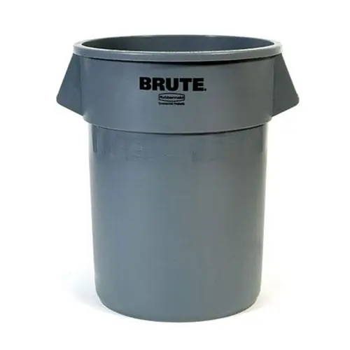 Trash Can 20gal Gray Round 2000GY for Rubbermaid RUM2000GY