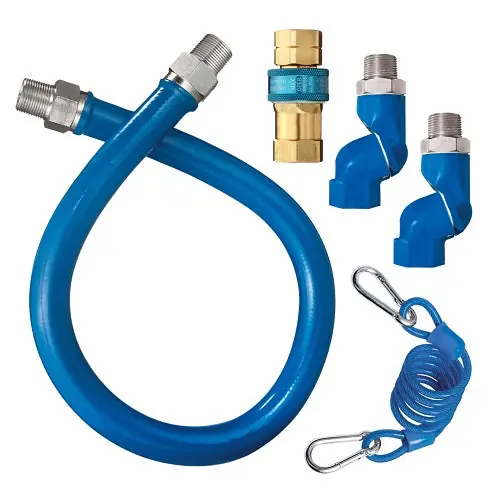 GAS HOSE KIT 1/2 X 48 WITH SWIVELS 1650BPQ2SR48 for Dormont DOR1650BPQ2SR48