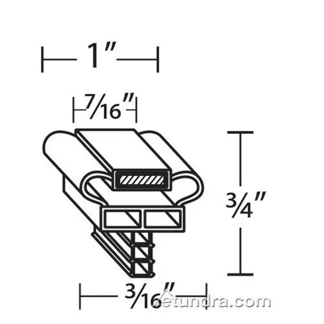 Gasket 23 7/8x29 7/8 Del for AllPoints 25349