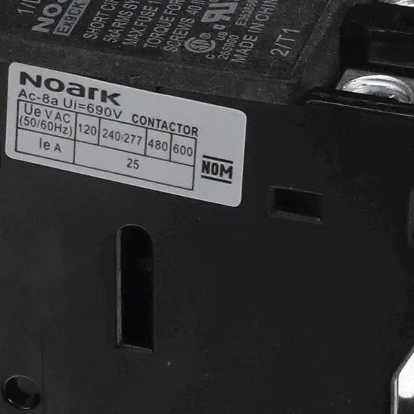 Contactor 25A 3PL Non Reversing 208/2 for Kolpak 550008225