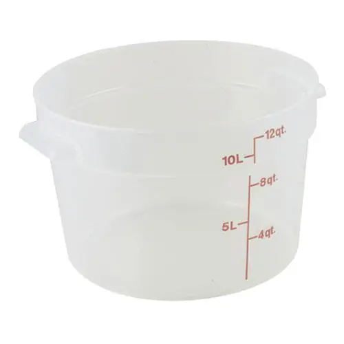 12QT Round Container - Cambro RFS12PP190 for Cambro CAMRFS12PP-190