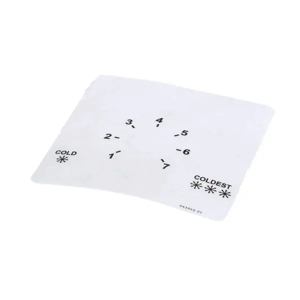 LABEL -DIAL for Hoshizaki 4A5960-01