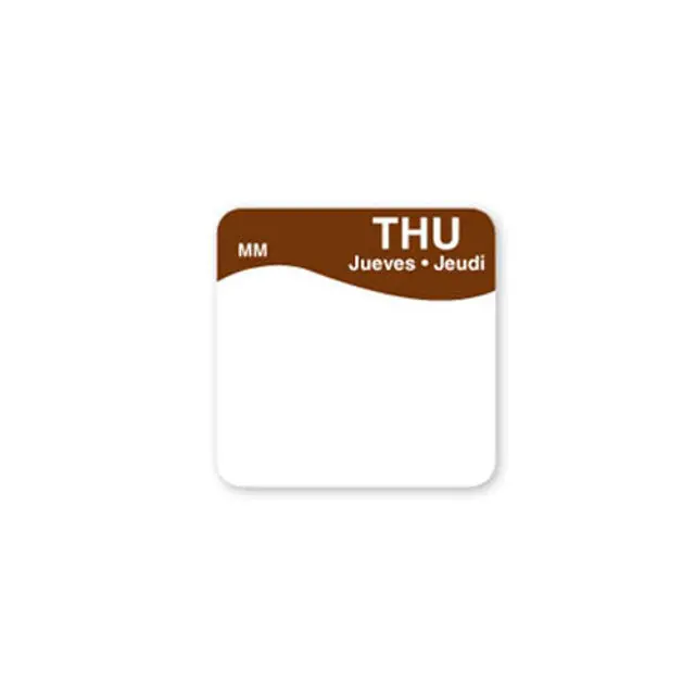 Label Thursday 1in X 1in 1000ct for AllPoints DAY1100344