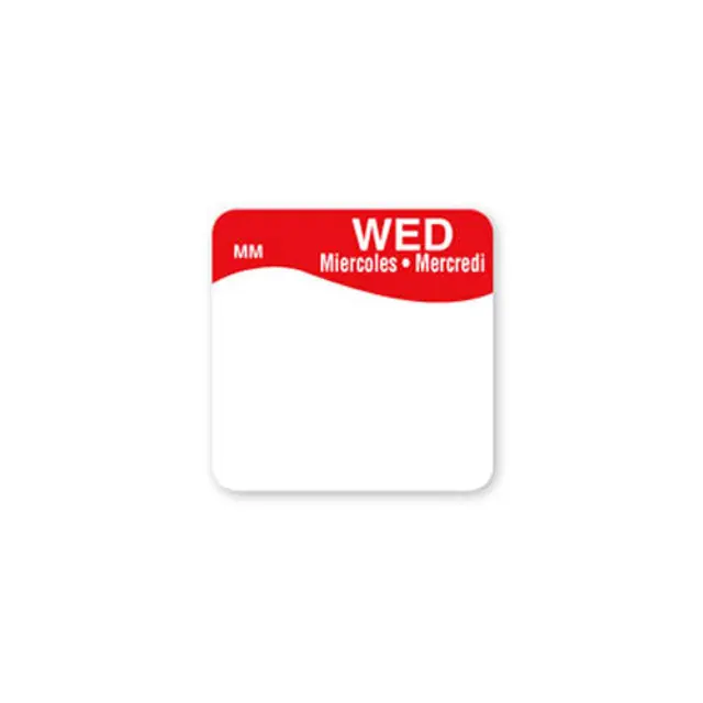 Label Wednesday 1in X 1in 1000ct for AllPoints DAY1100343