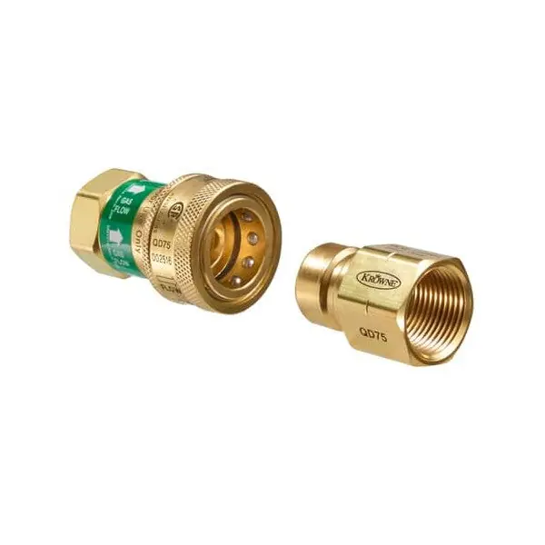3/4 Quick Disconnect for Gas Hoses QD75 for Krowne KRWQD75