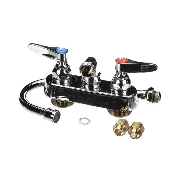WORKBOARD FAUCET, 4 WALL MOUNT, B-1146-02A for T&S Brass