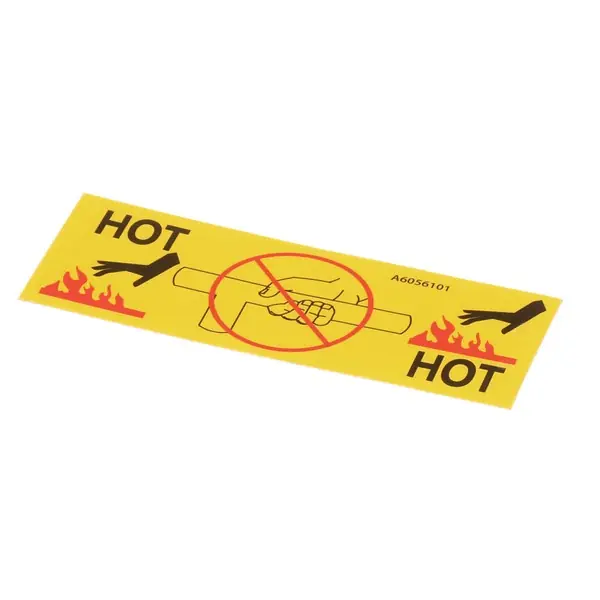 LBL Caution Hot Drain for Pitco A6056101