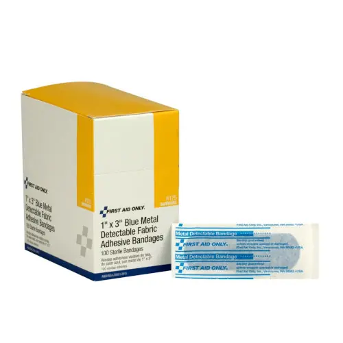 Blue 1x3 Strip Bandage 100 per box for AllPoints 52206