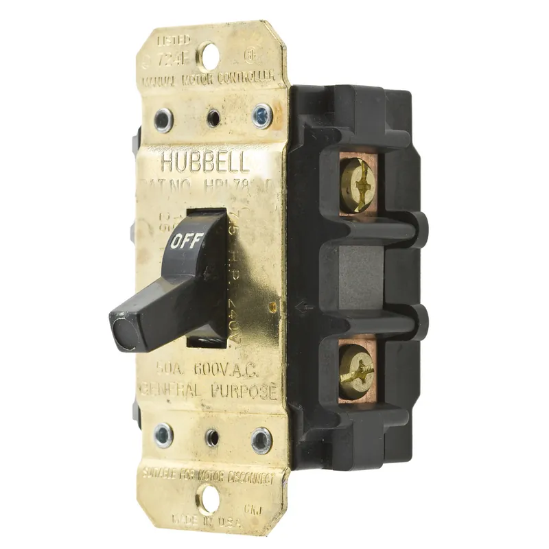 Hubbell Wiring Device-Kellems HBL7852D Hubbell HBL7852D Disconnect 50A 600V 2P DISC SW