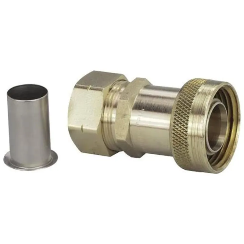 Viega 46346 3/4 x 1, CTS Compression x ManaBloc, 160 PSI, Lead-Free, Brass, Reducing, Adapter