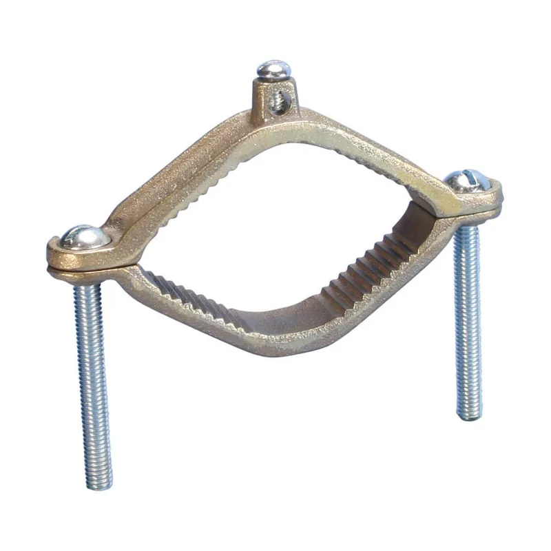 nVent ERICO CWP3JSH Water/Gas Pipe Ground Clamp, 2 1/24 Pipe, #10 Solid-#4 Stranded