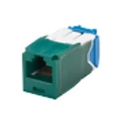 Panduit CJ6X88TGGR-24 Mini-Com UTP RJ45 Cat 6A TG Jack Module Green