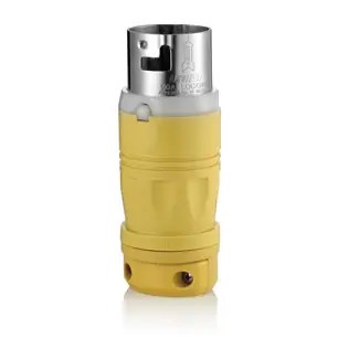 Leviton 6365CR 50A Plug 125/250 Volt Non-NEMA 2P 3W