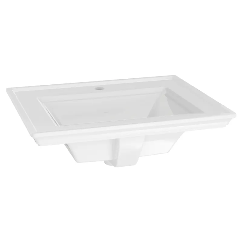 American Standard 1203001.020 Town Square S Drop-In Sink With Center Hole Only in White
