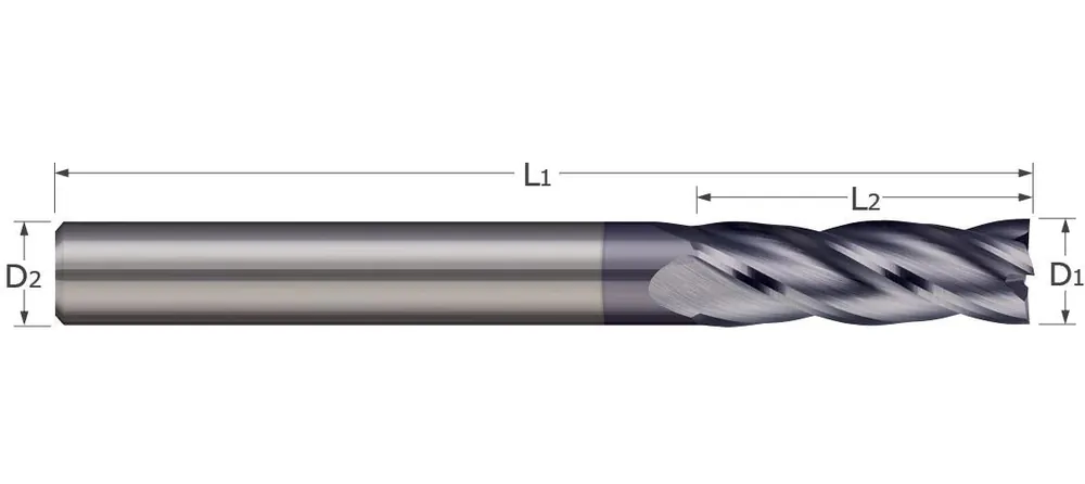Micro 100 EL-8 Brazed Tool 60 Degree 3.5 Inches