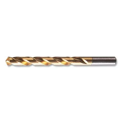 CLE-LINE C19104 1898T General Purpose TiN Jobber-Length Drill Bit 0.2055 in dia Cutting 3.75 in OAL #5 Wire