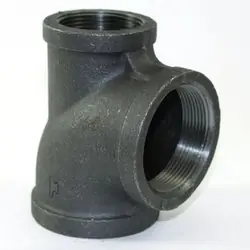 Ward Mfg 66246733990 Pipe Reducing Tee 1 x 3/4 x 1/2 in 150 lb