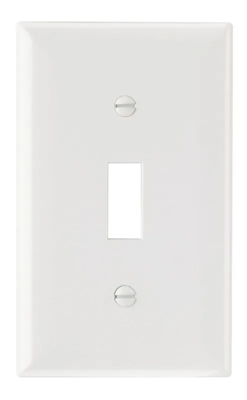 Pass & Seymour SP1W 1Gang Wall Plate Toggle Switch Standard