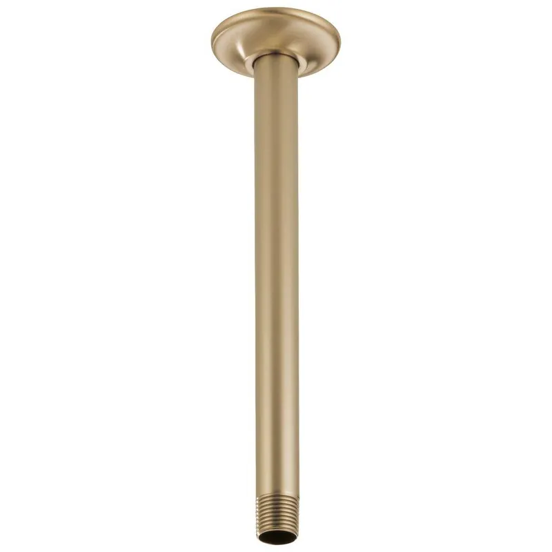 Brizo RP48986GL Essential 10 Ceiling Mount Shower Arm and Flange Luxe Gold