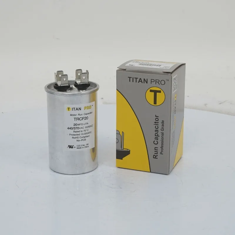 Diversitech TRCF20 Run Capacitor 20 mfd 440/370V Single Round Titan Pro