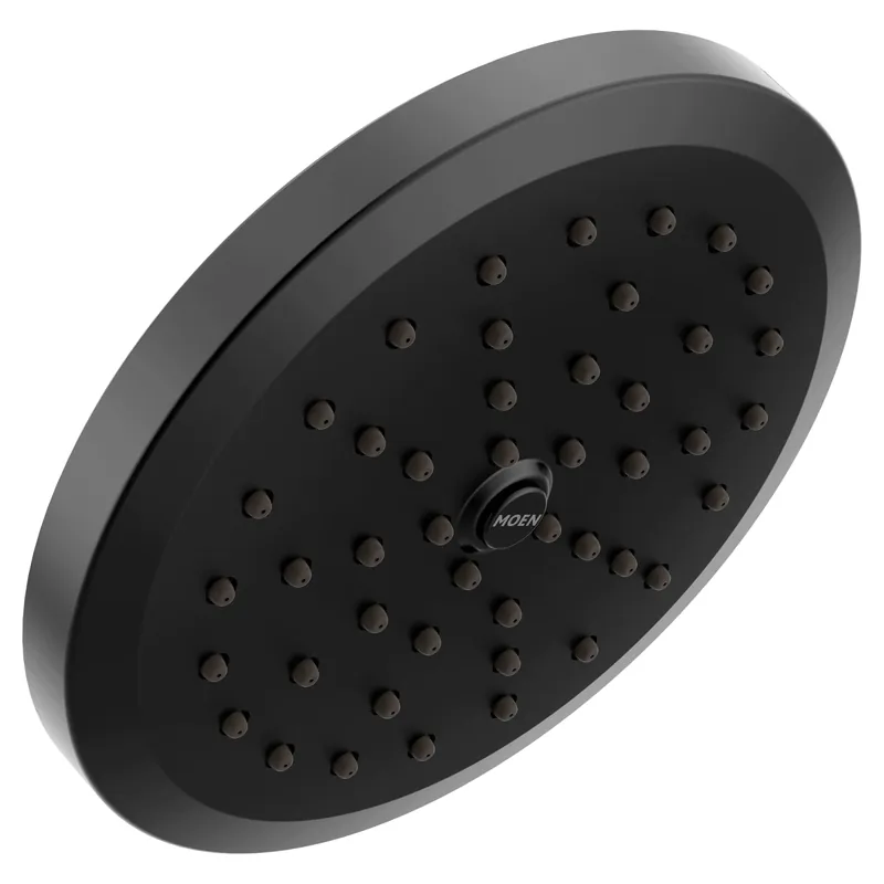 Moen S178EPBL Greenfield Matte Black One-Function 6-3/4 Diameter Spray Head Rainshower