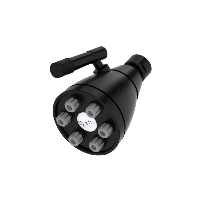 Rohl MB0190MB 3 Multi-Function Showerhead in Matte Black