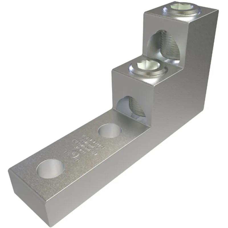 ILSCO PBMW-2-750-12 Aluminum Panelboard Lug Multi Wire Dual Rated Conductor Range 750-2 2 Ports 2 Holes
