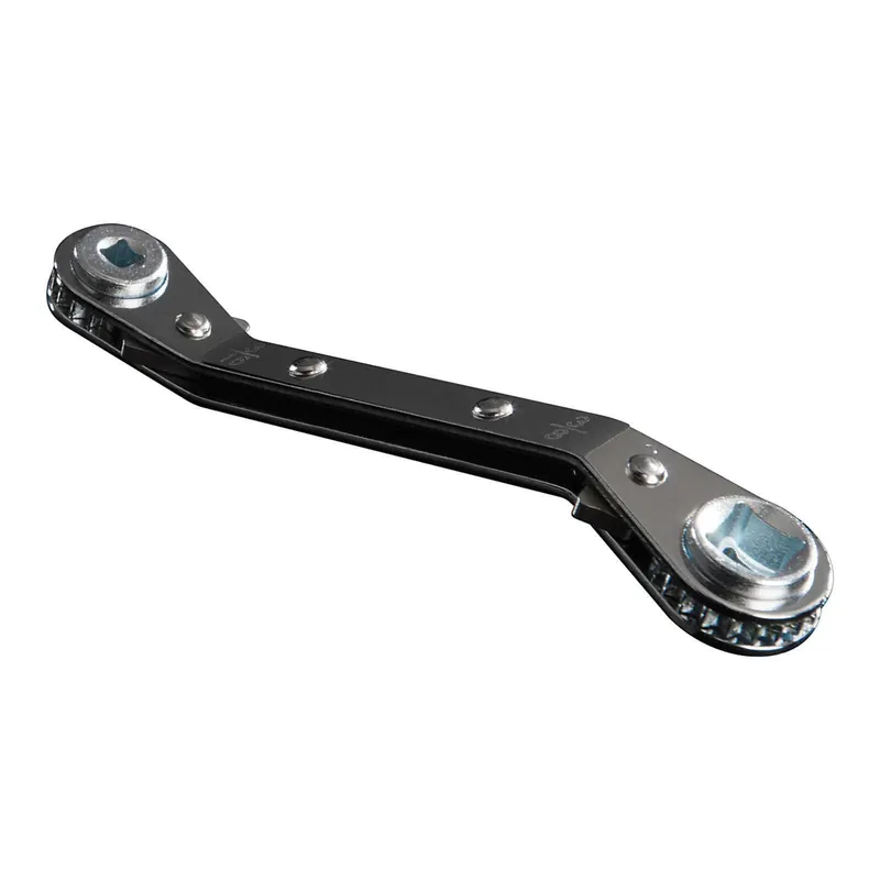 Hilmor 1839043 Refrigeration Service Wrench Offset 1/4,3/8,3/16 & 5/16 Square Head
