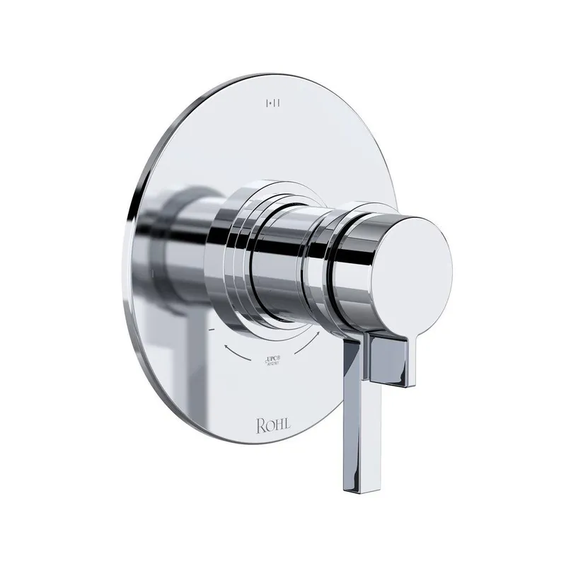 Rohl TLB23W1LMAPC Lombardia Single Handle Thermostatic or Pressure Balancing Valve Trim in Polished Chrome