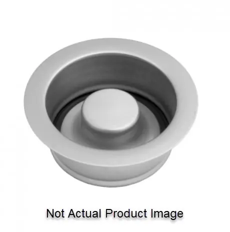 Jaclo 2815-PEW Disposal Flange with Stopper, 4-1/2 Dia in L, Fits ISE, Kenmore, KitchenAid, Maytag, Frank FWDJ models