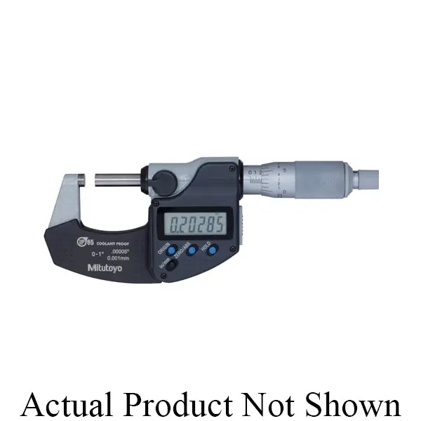 Mitutoyo 293-332-30 MTI 2-3 Digimatic Mic W/SPC .00005 IP65 W/Ratchet Stop
