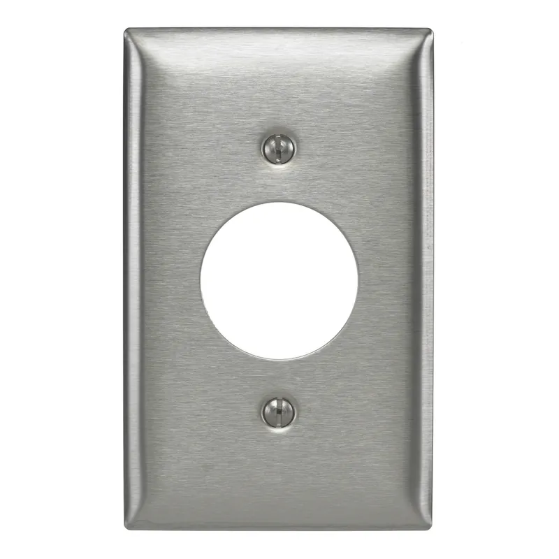 Hubbell SS7 HWD Wiring Device-Kellems 1-Gang Standard Receptacle Wall Plate