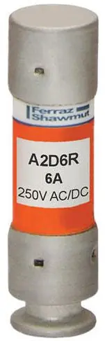 Mersen A2D6R Fuse A2D-R Time Delay Class RK1 250V 6 Amps