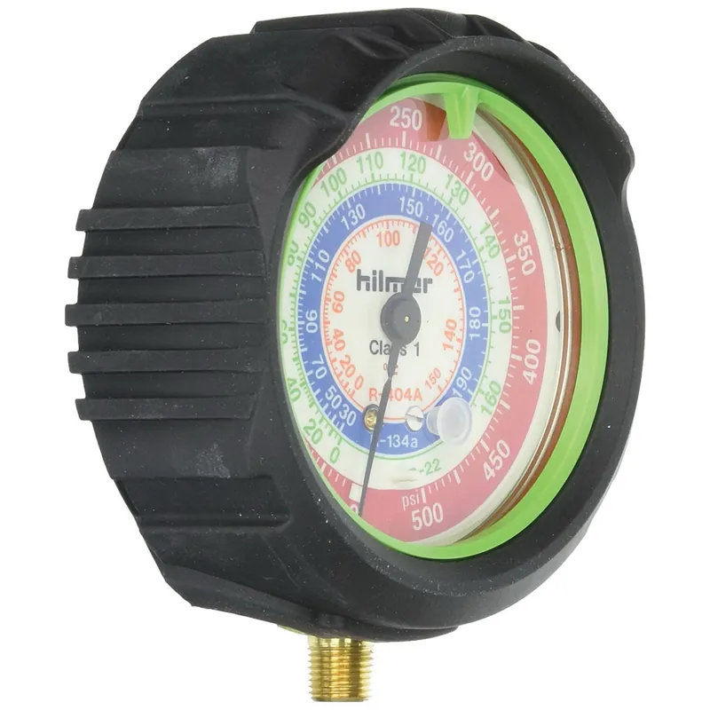 Hilmor 1839093 High Side Refrigerant Gauge 0-800 psi Bottom Mounting