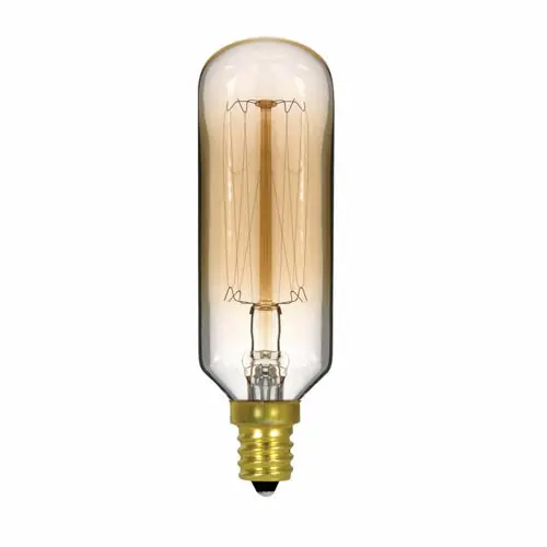 SATCO S2420 40 Watt T9 Incandescent Clear Gold