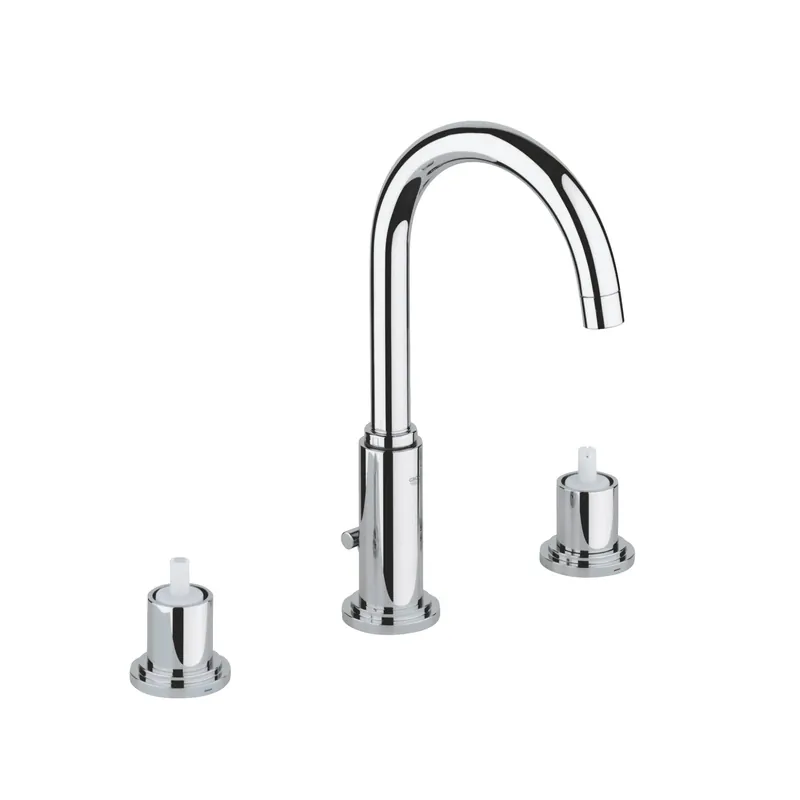 Grohe 20069ENA Atrio 1.2 GPM Widespread Bathroom Faucet with SilkMove and WaterCare Technologies - Free Metal Pop-Up Drain Assembly with purchase