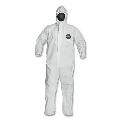 DuPont NB127SWHXL002500 ProShield 50 Hooded Coveralls with Elastic Wrists/Ankles 25 EA