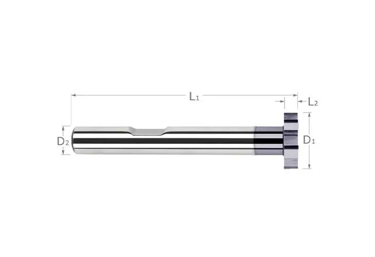 Harvey Tool 849320-C3 KEYSEAT CUTTER AlTiN 1/2 X .062 X 1/4SH