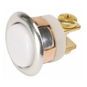 Edwards Signaling 620 Polished Chrome Low Voltage Pushbutton