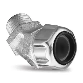 Thomas & Betts 2202 TB Liquidtight Strain Relief Cord Connector 1/2 Inch 45 Degree Bend
