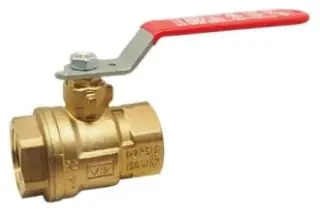 Red-White Valve 5044AB3 Low Lead Brass Full Port Ball Valve IPS