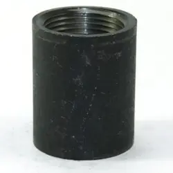 Ward 43003 Taper Tapped Full Coupling, Carbon Steel, 3/8 in Nominal, SCH 80/XH, NPS End Style