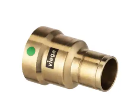 VIEGA 76575 MegaPress ZL 1/2 in. IPS to CTS Bronze Transition Coupling