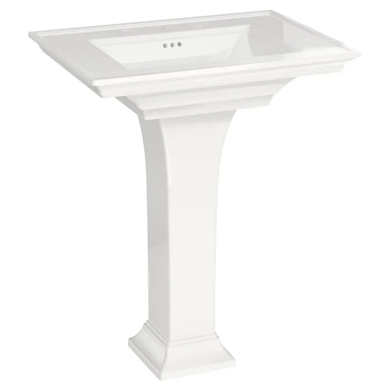 American Standard 0297800.020 Town Square S 30 x 22-1/2 in. Rectangular Dual Mount Bathroom Sink in White