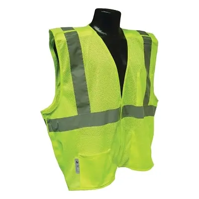RADIANS SV4GMXL SV4 Economy Type R Class 2 Breakaway Safety Vests X-Large Hi-Viz Green