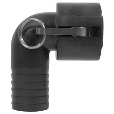 Dixon Valve & Coupling 90PPC200 Polypropylene Coupler Elbow
