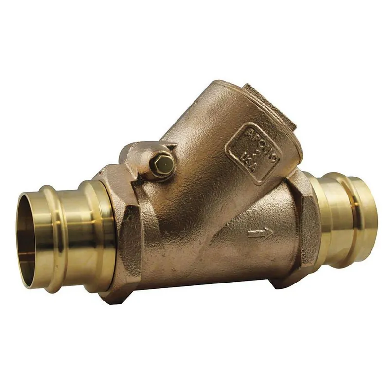 Apollo Valves 61YLF-207-T1-PR 163T-LF Series Bronze Press Swing Check Valve