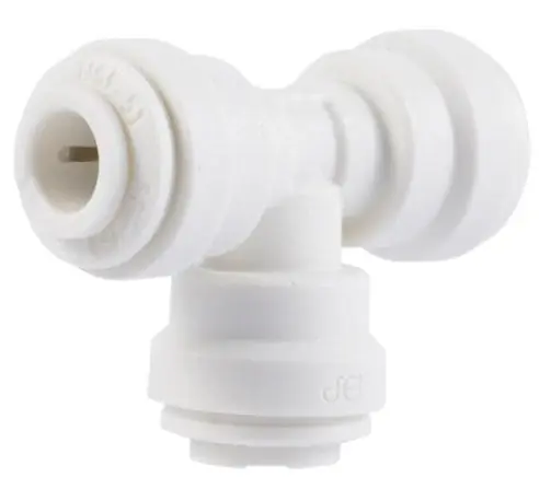 RWC PP0212WP John Guest Polypropylene Union Tee 3/8 Single Packed