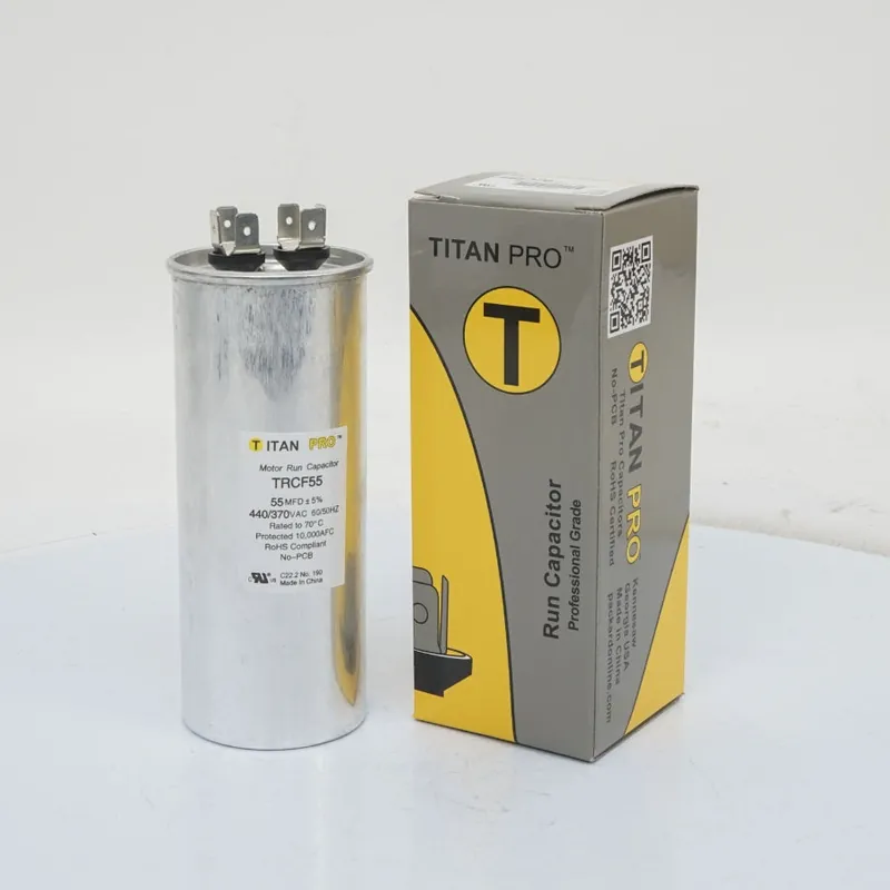 Diversitech TRCF55 Run Capacitor 55 Mfd 440/370V Single Round Titan Pro