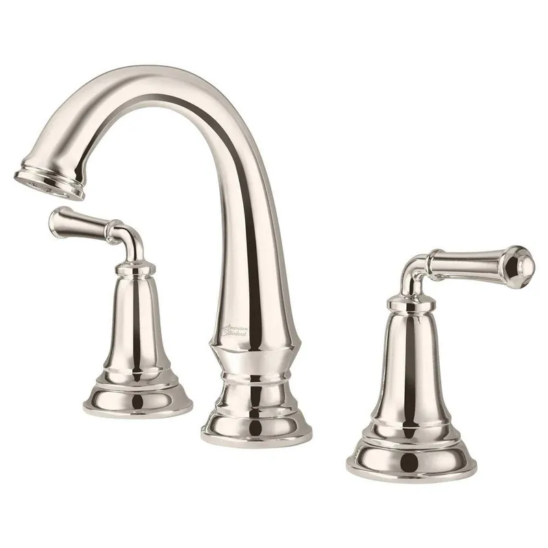 American Standard 7052807.013 Delancey Two Handle Widespread Bathroom Sink Faucet in Polished Nickel PVD